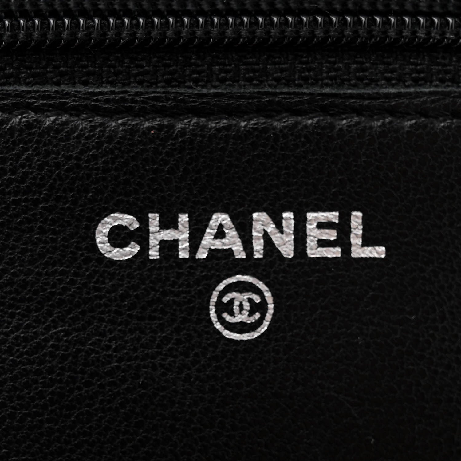 Chanel Lambskin Quilted Wallet On Chain WOC Black 6 of 12