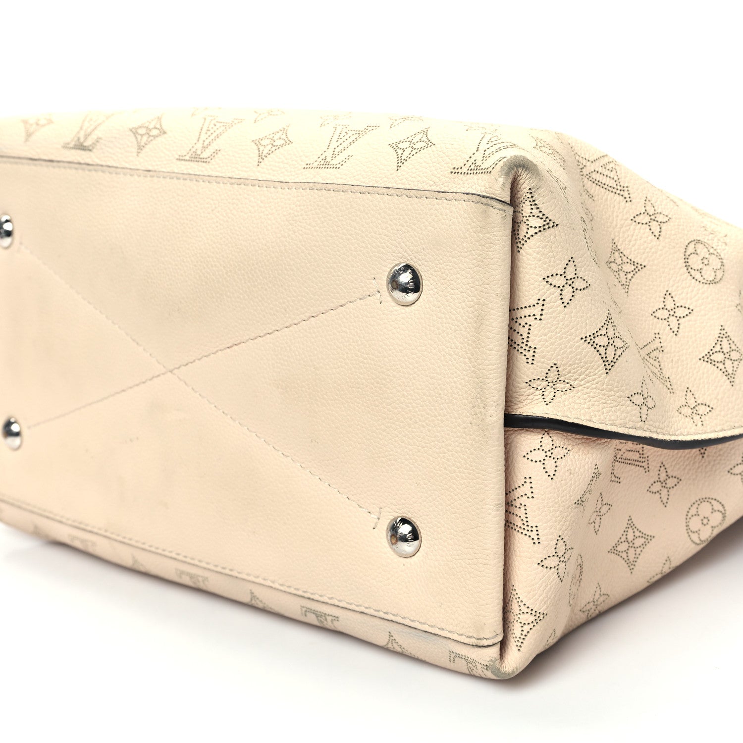 Louis Vuitton Mahina Carmel Hobo Creme 9 of 13