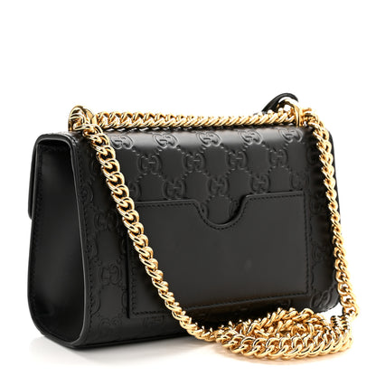 Gucci Guccissima Small Padlock Shoulder Bag Black 4 of 10