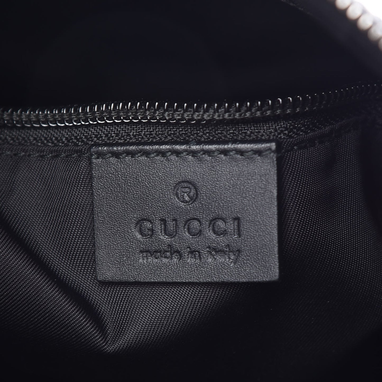 GG Supreme Monogram Web Messenger Bag Black