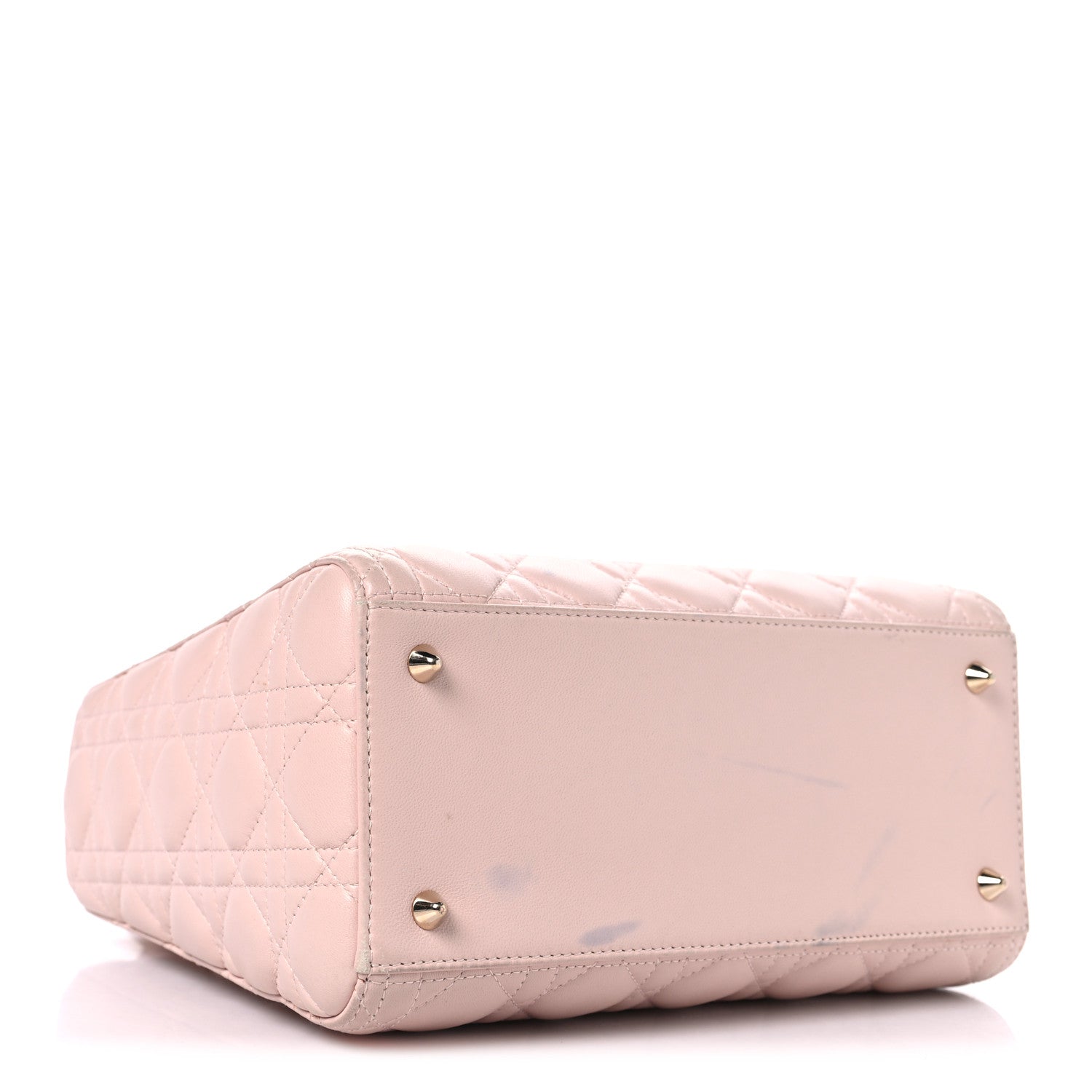 Christian Dior Lambskin Cannage Medium Lady Dior Light Pink 4 of 15