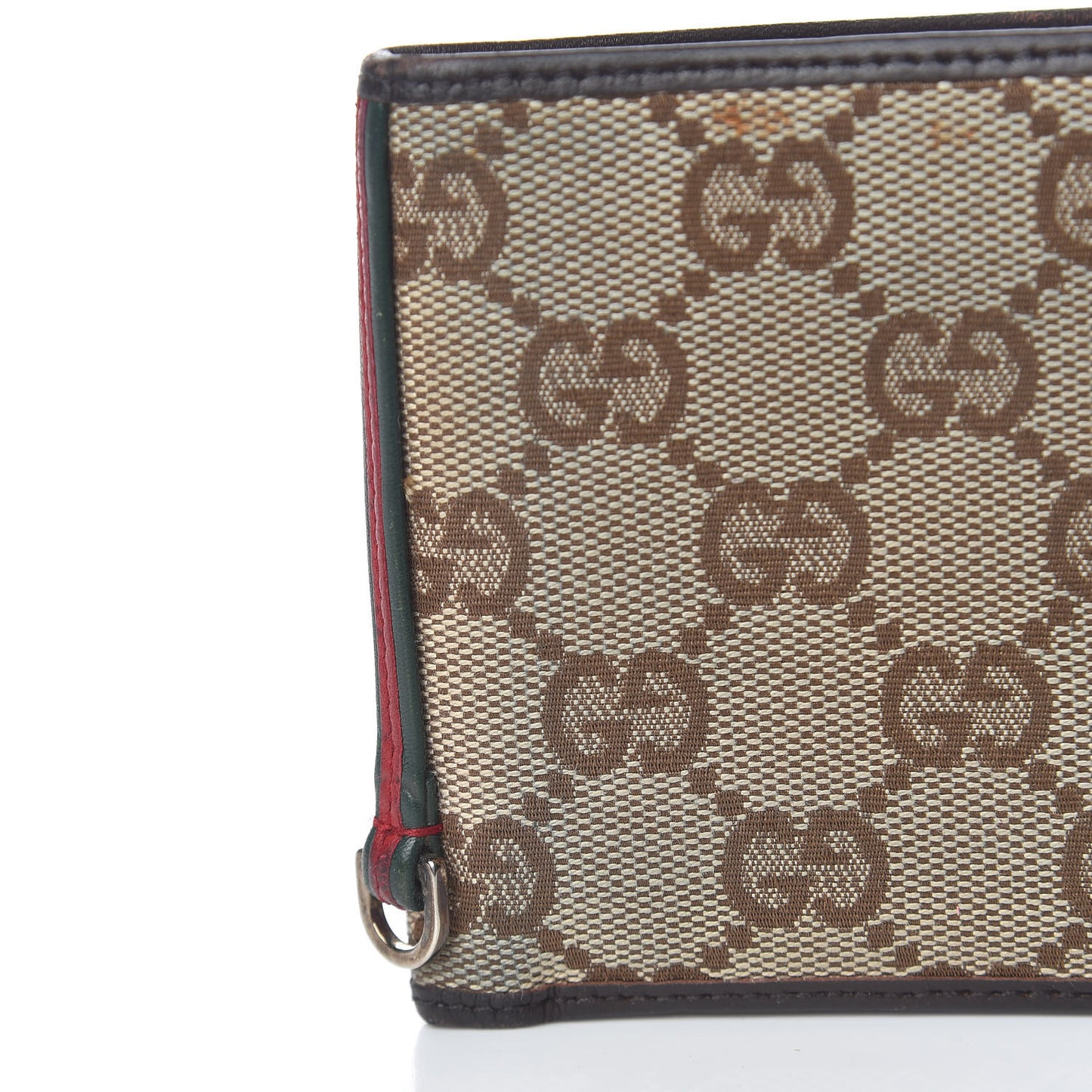 Monogram Web Bi-Fold Wallet Dark Brown