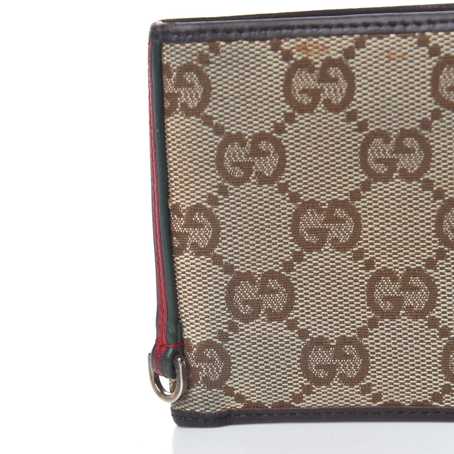 Gucci Monogram Web Bi-Fold Wallet Dark Brown 11 of 12
