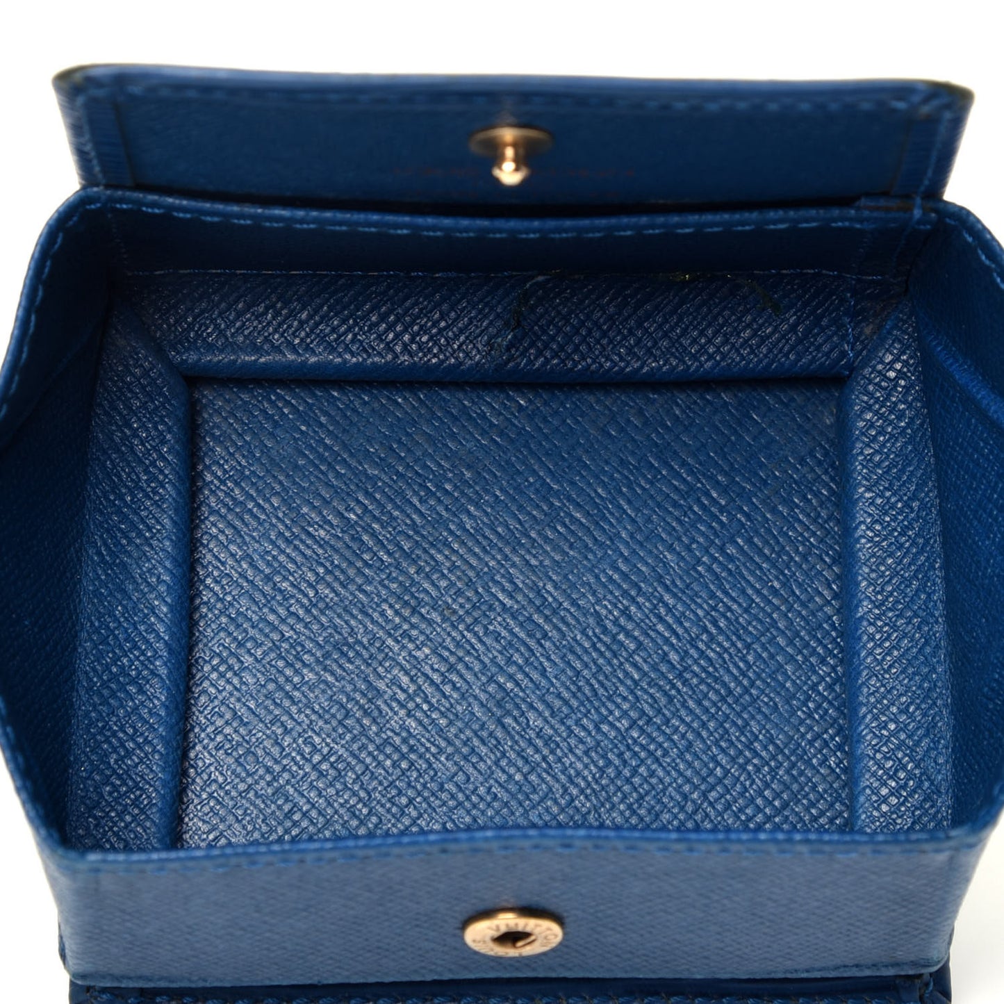 Epi Porte-Monnaie Boite Coin Purse Cyan