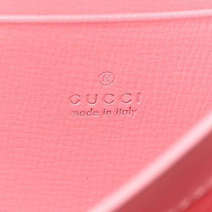 Gucci Azalea Calfskin Enamel Mini Dionysus Chain Wallet New Cherry Red Wild Rose Off White 6 of 9