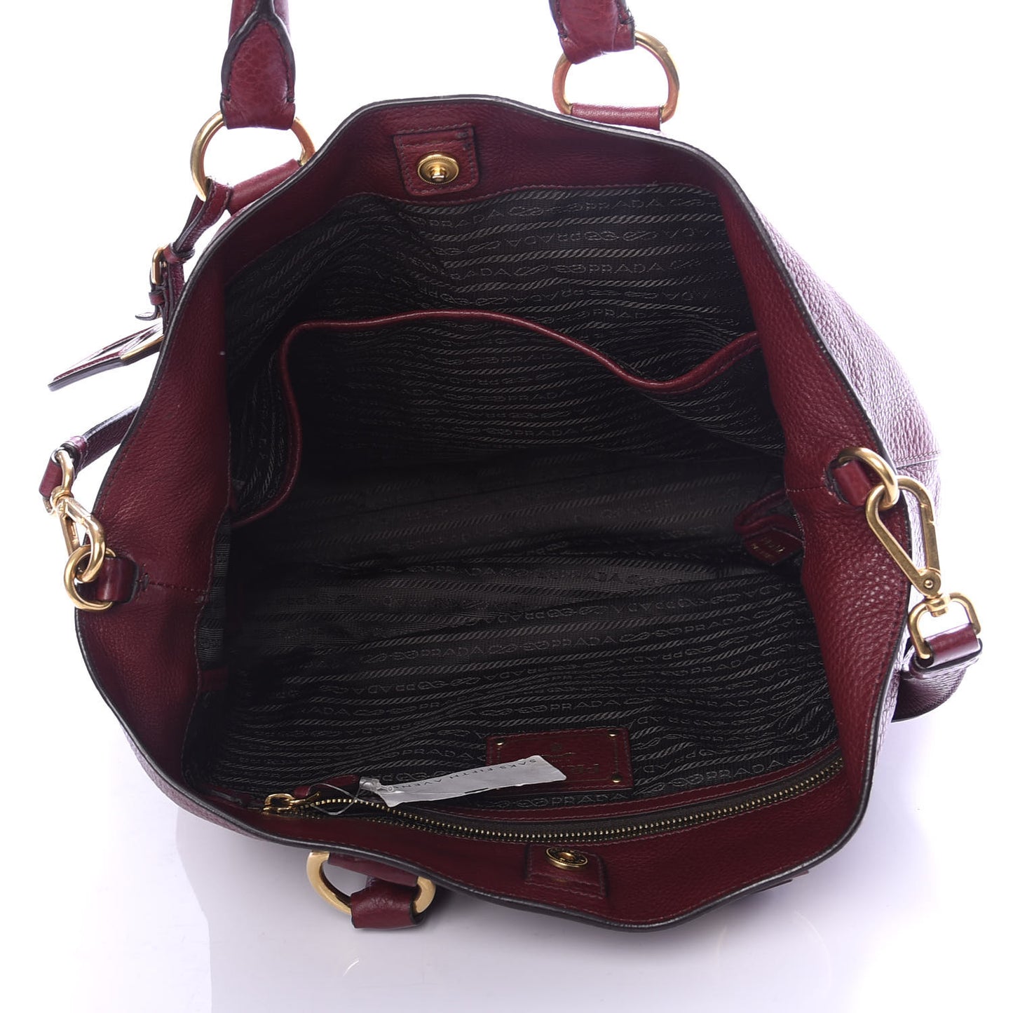 Vitello Daino Tote Amaranto