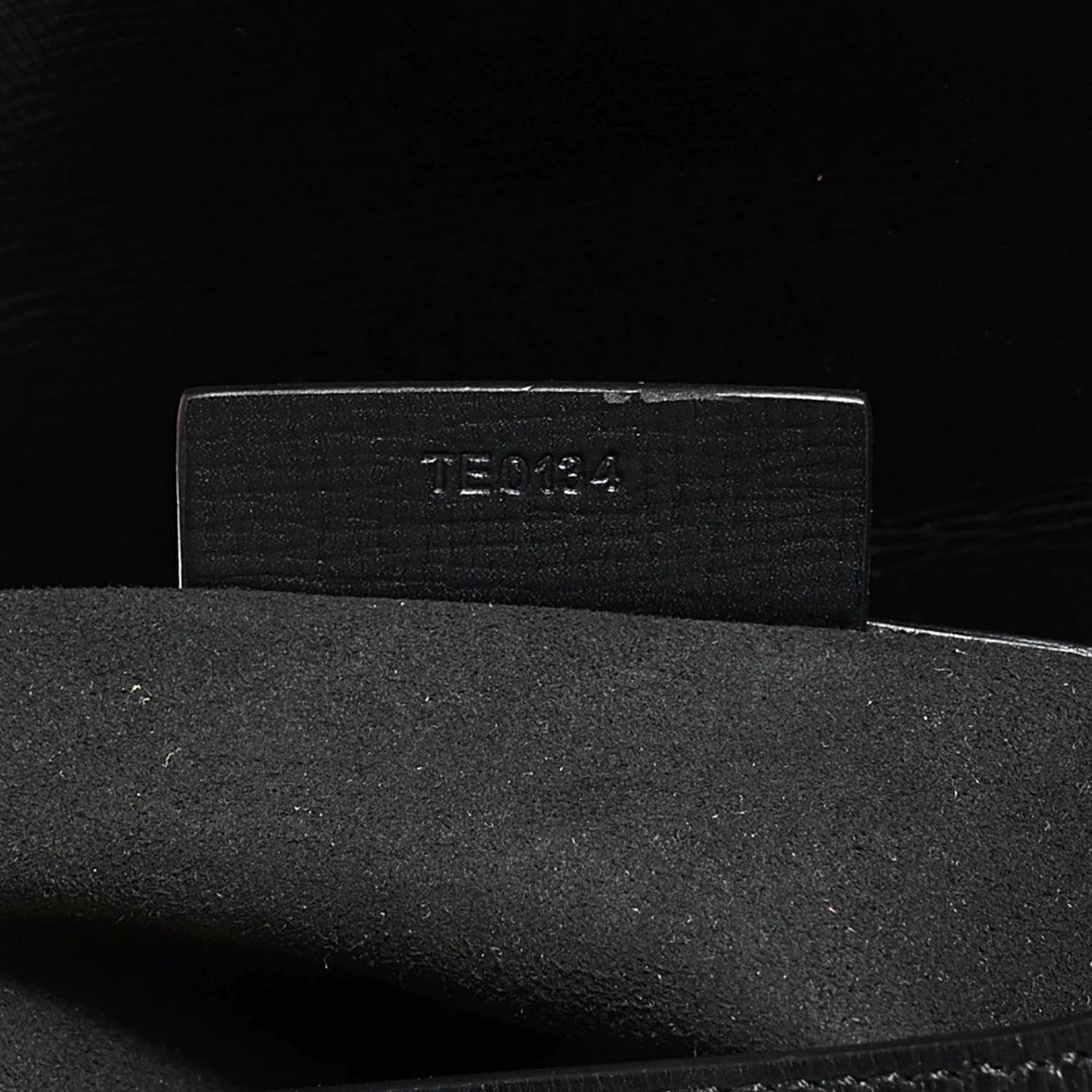Textured Calfskin Medium Pandora Box Crossbody Bag Black