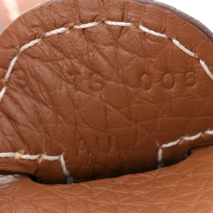 Hermes Taurillon Clemence Evelyne III PM Gold 7 of 11