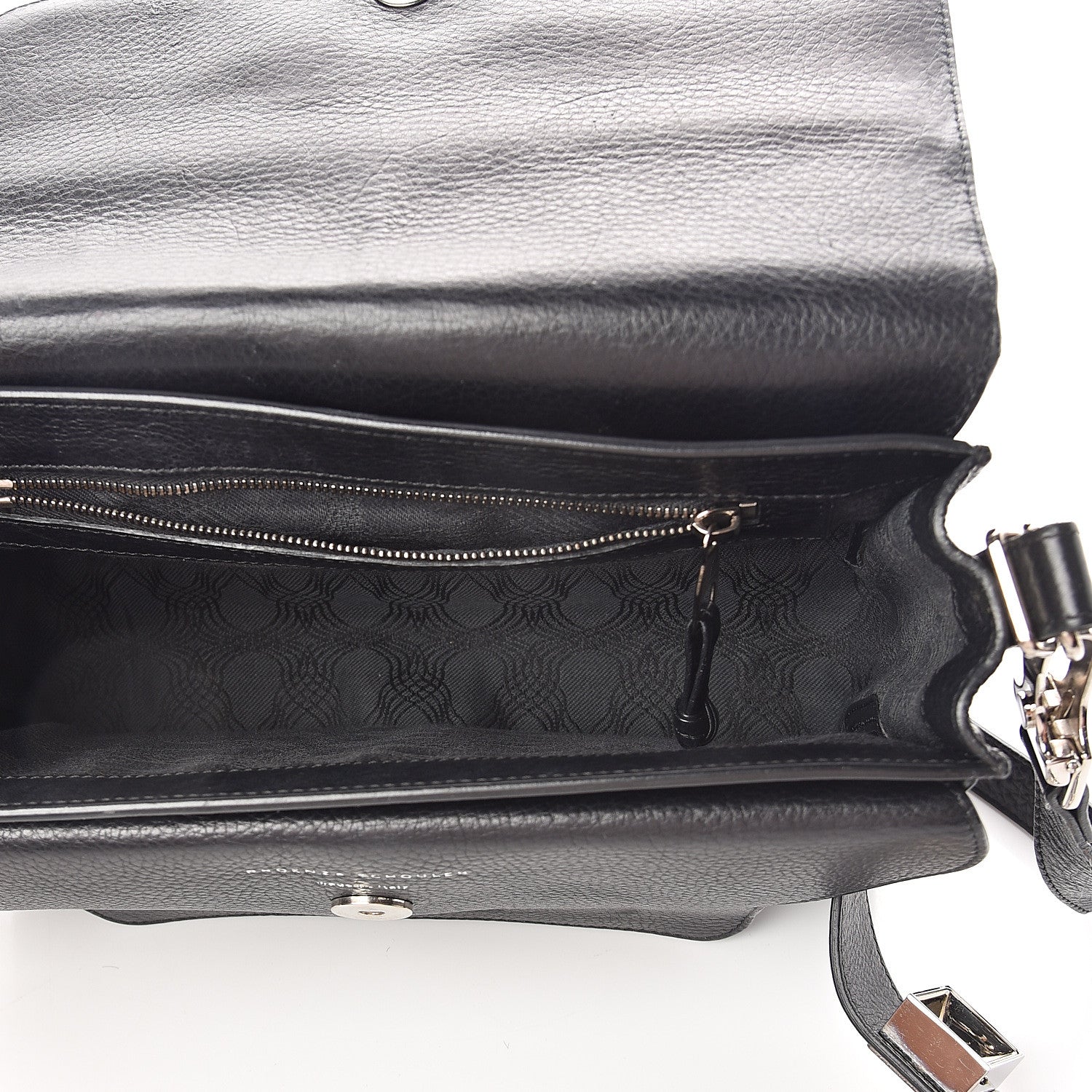 Proenza Schouler Pebbled Calfskin PS11 Classic Shoulder Bag Black 4 of 8