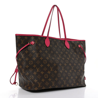 Louis Vuitton Monogram Articles de Voyage Ikat Neverfull GM Rose Indien 2 of 10