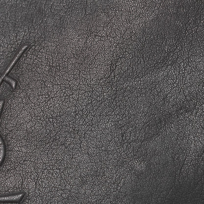 Saint Laurent Calfskin Monogram Small Lou Camera Bag Asphalt 14 of 16