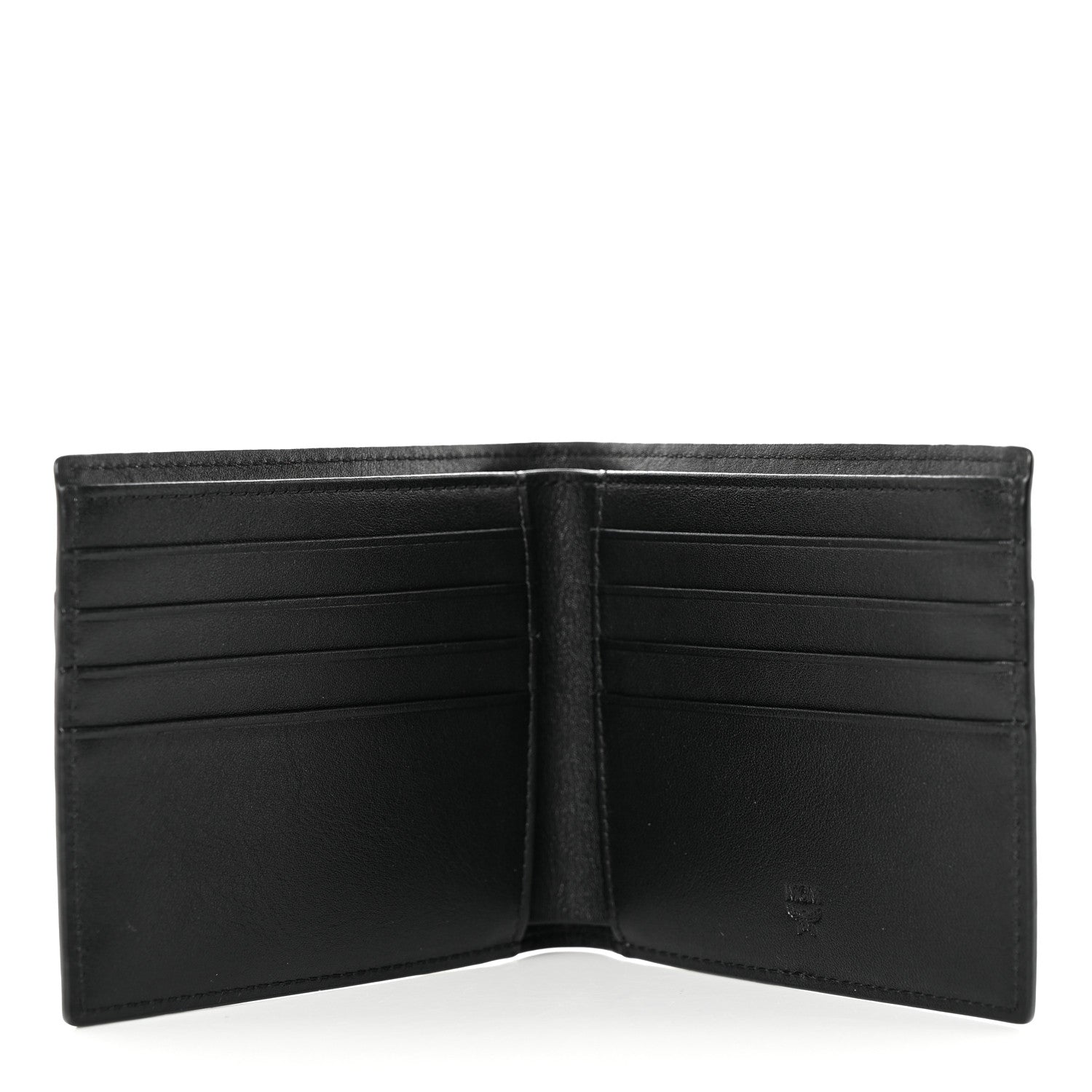 MCM Visetos Colorblock Bifold Wallet Black 5 of 10