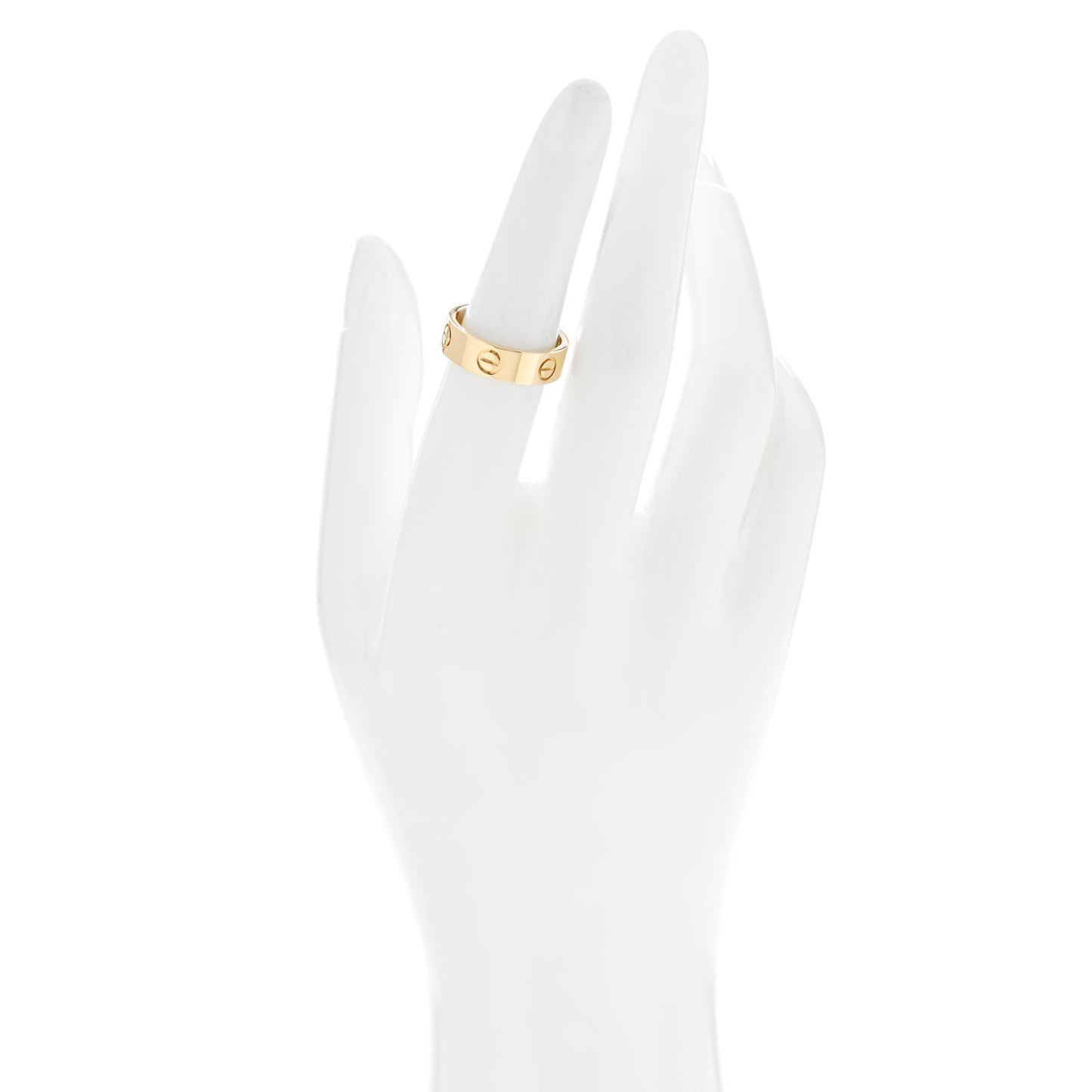 18K Yellow Gold 5.5mm LOVE Ring 53 6.5