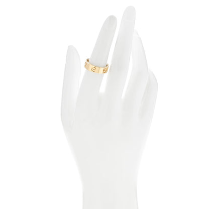 Cartier 18K Yellow Gold 5.5mm LOVE Ring 53 6.5 2 of 6