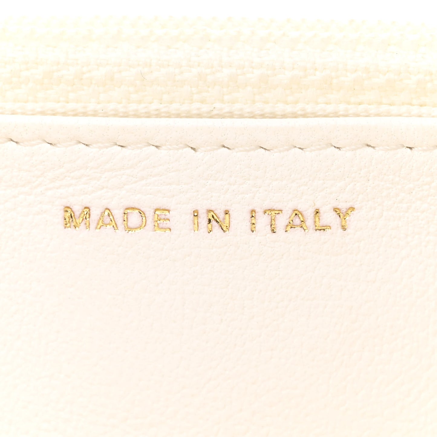 Lambskin Quilted Pillow Crush Wallet On Chain WOC White
