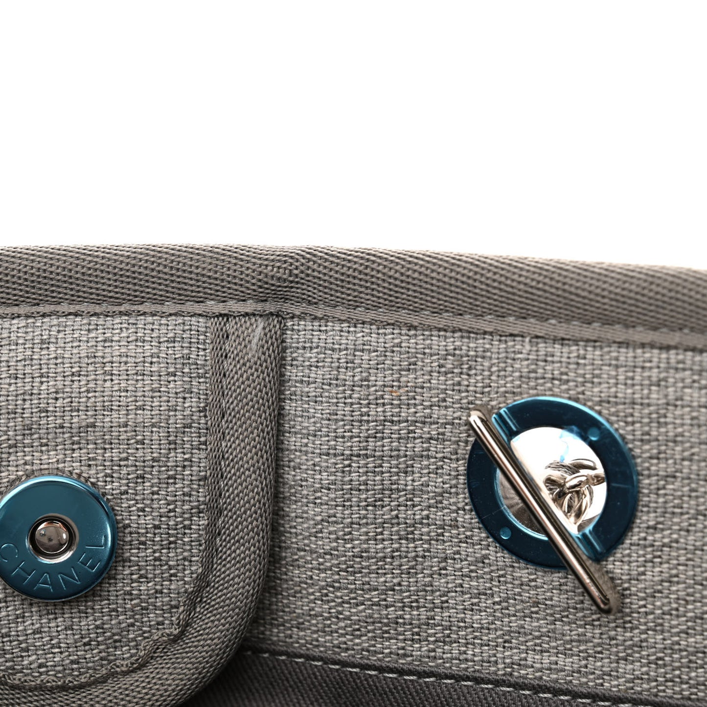 Canvas Small Deauville Tote Grey