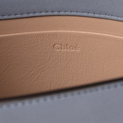Chloe Calfskin Small Nile Bracelet Minaudiere Bag Washed Blue 6 of 8