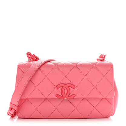 Chanel Caviar Quilted My Everything Small Flap Pink 1 of 10