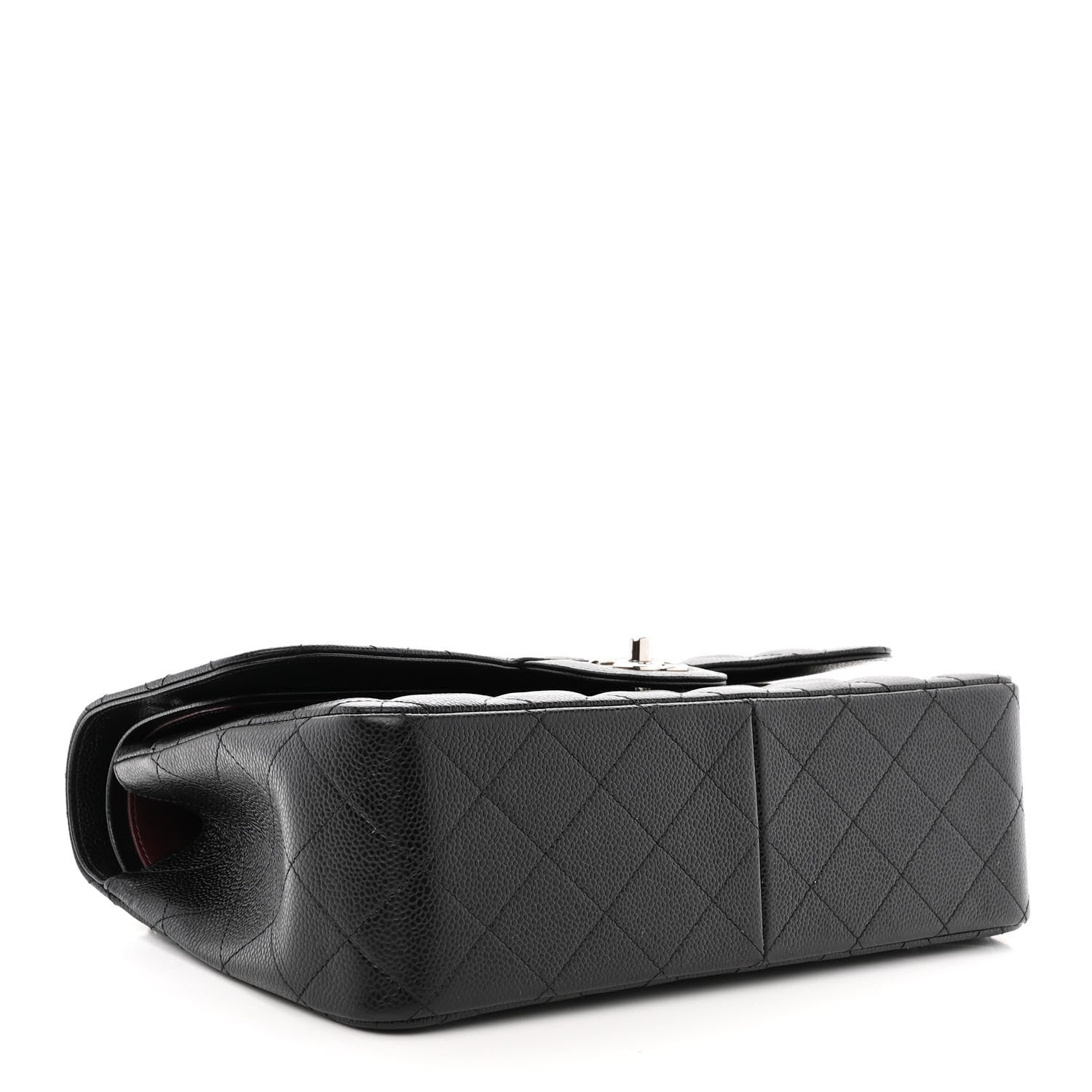 Chanel Caviar Quilted Jumbo Double Flap Black 4 of 12