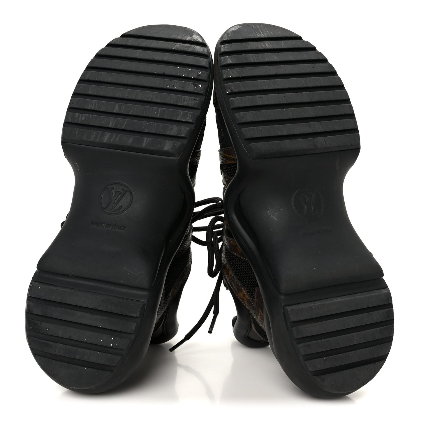 Calfskin Patent Monogram LV Archlight Sneakers 37 Black