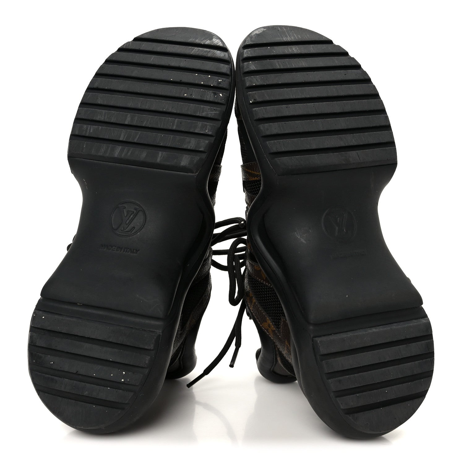Louis Vuitton Calfskin Patent Monogram LV Archlight Sneakers 37 Black 6 of 9