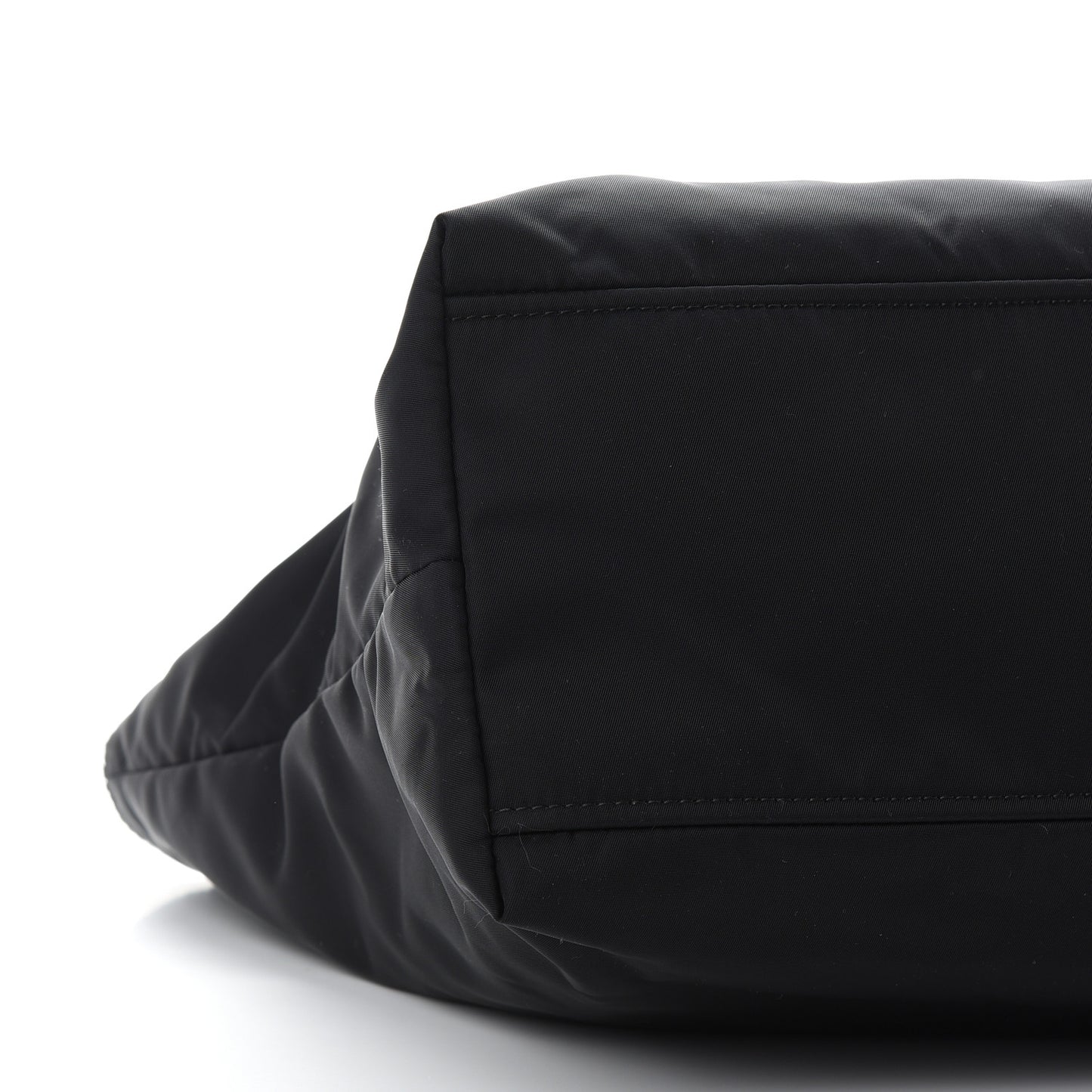 Tessuto Nylon Saffiano Tote Black