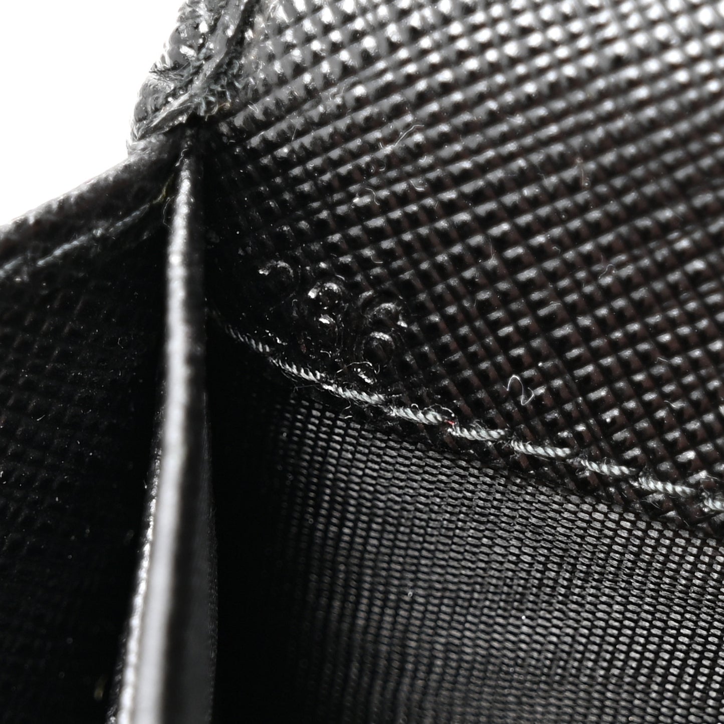 Saffiano Metal Continental Flap Wallet Black
