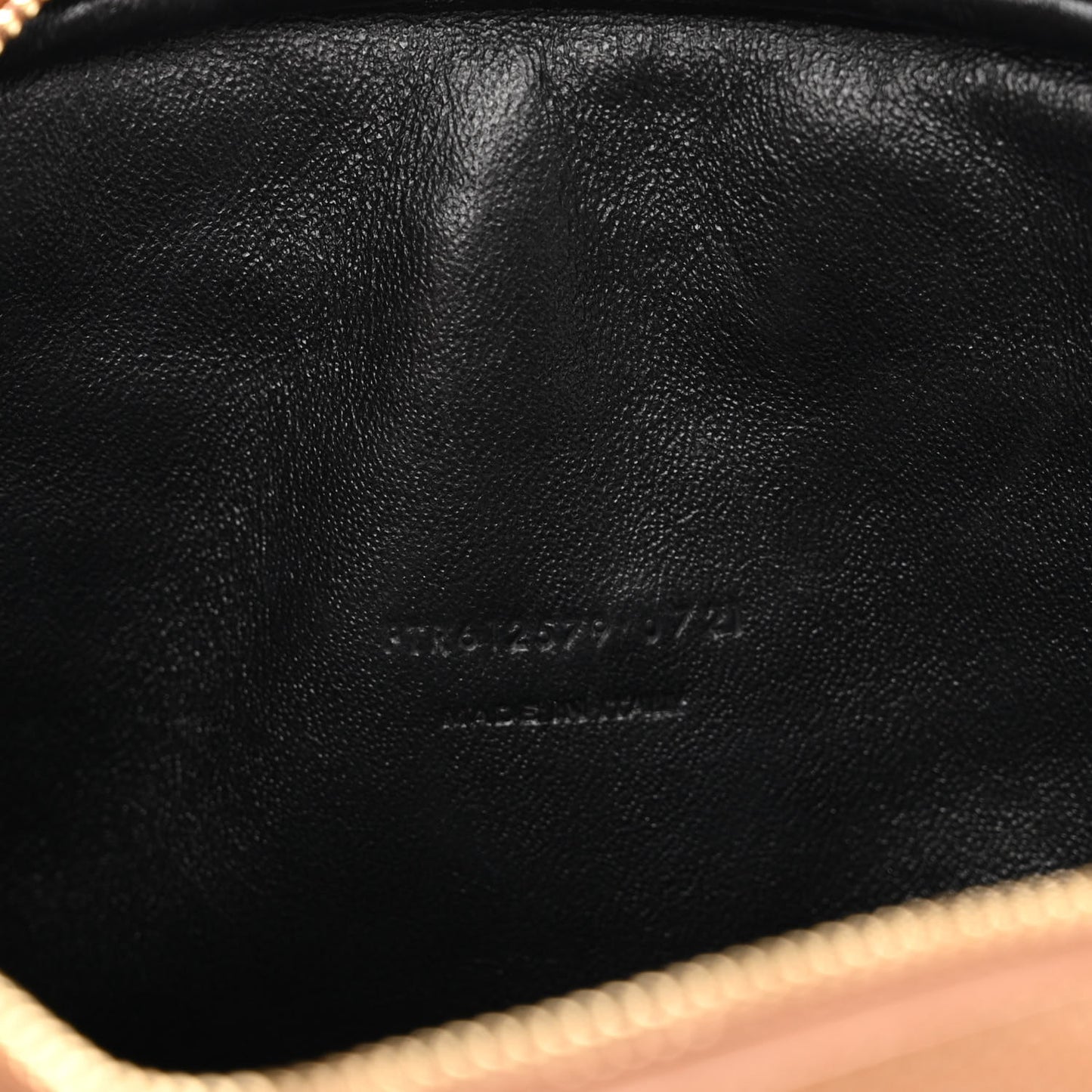 Grain De Poudre Matelasse Monogram Mini Lou Camera Bag Dark Natural