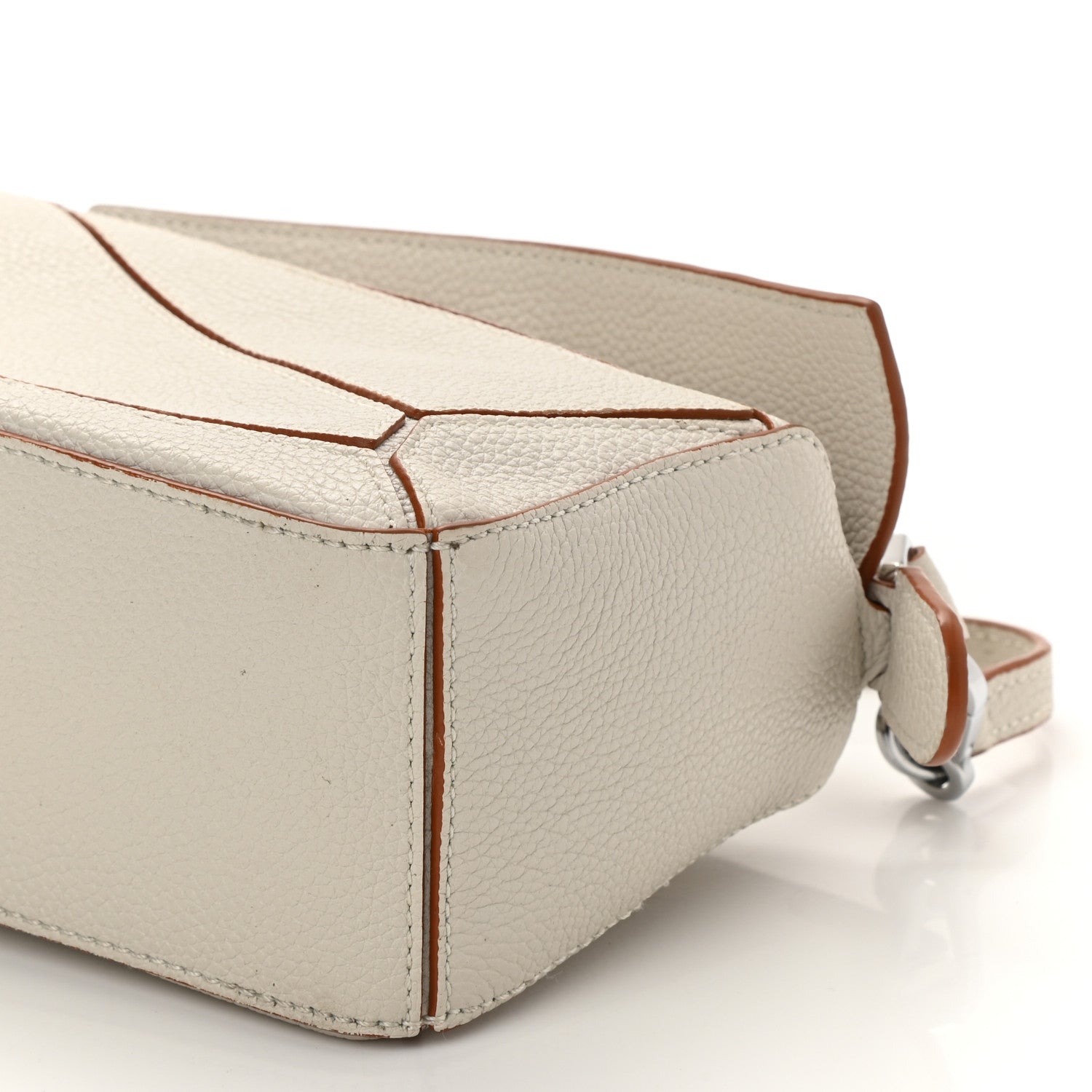 Loewe Calfskin Mini Puzzle Bag Soft White 9 of 10