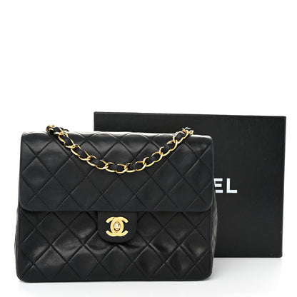 Chanel Lambskin Quilted Mini Square Flap Bag Black 14 of 14