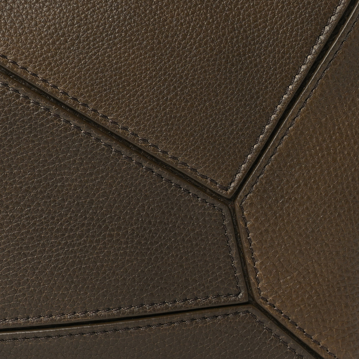 Calfskin Large Puzzle Bag Green
