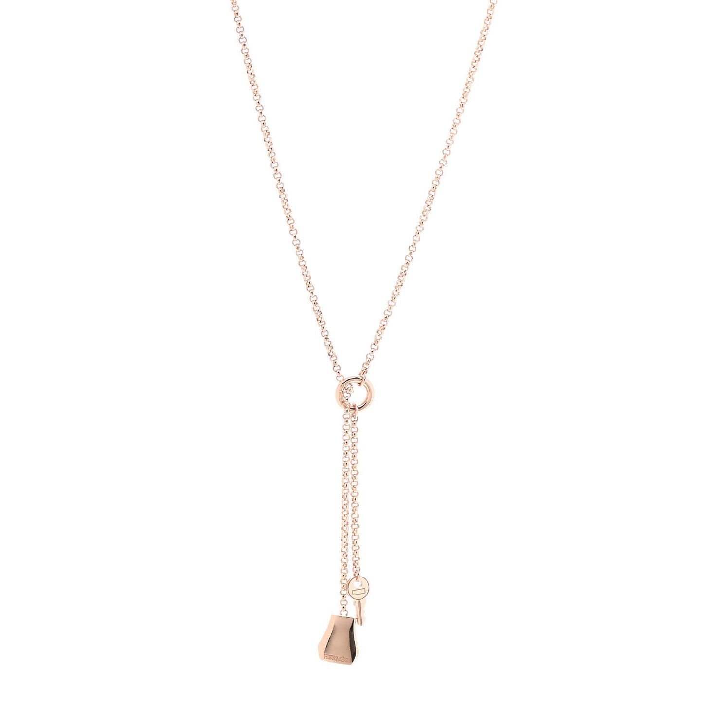 18K Rose Gold PM Kelly Clochette Necklace