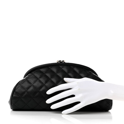 Chanel Caviar Quilted Timeless Clutch Black 2 of 7