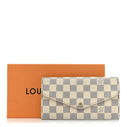 Louis Vuitton Damier Azur Sarah Wallet NM 24 of 24