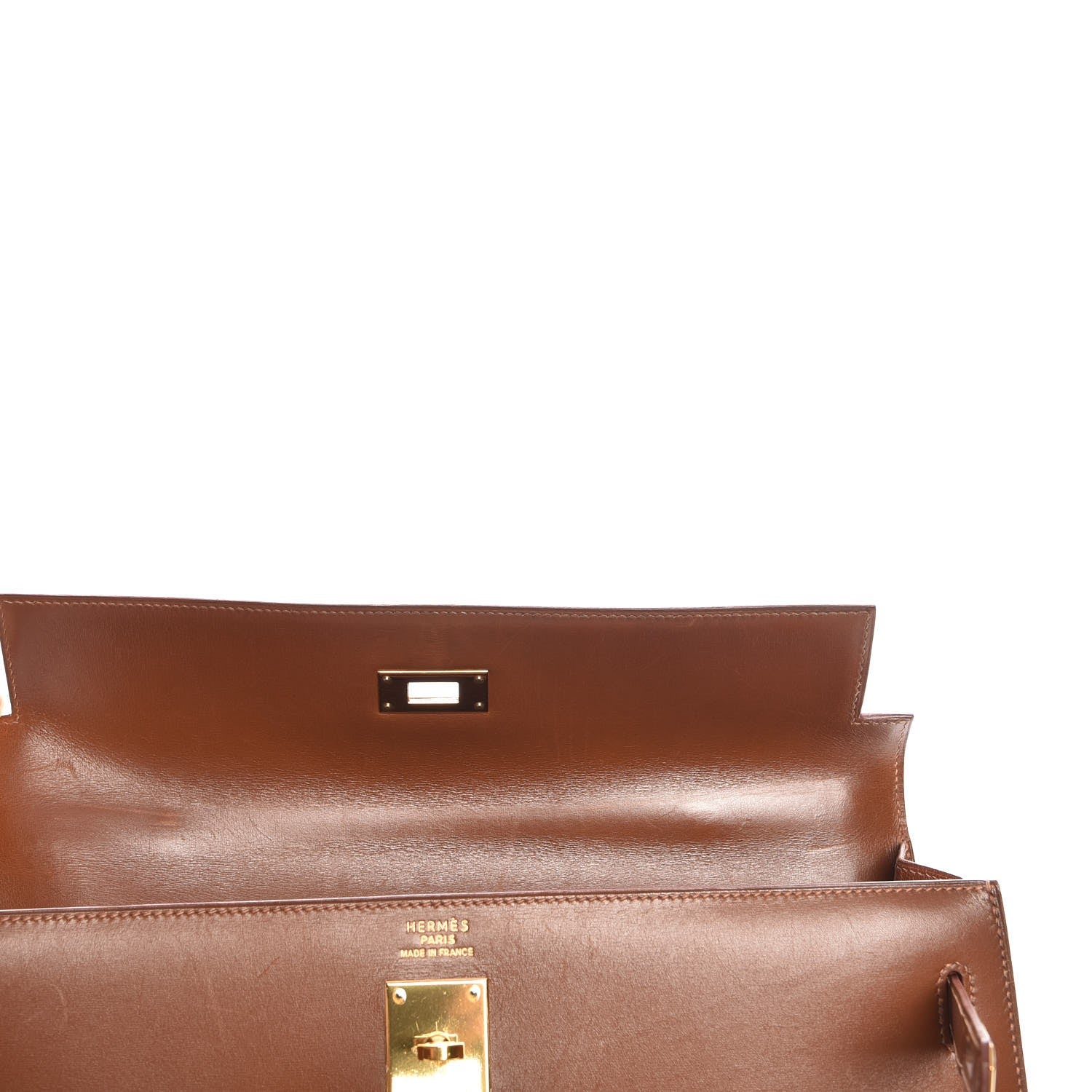 Hermes Box Kelly Sellier 35 Noisette 12 of 38