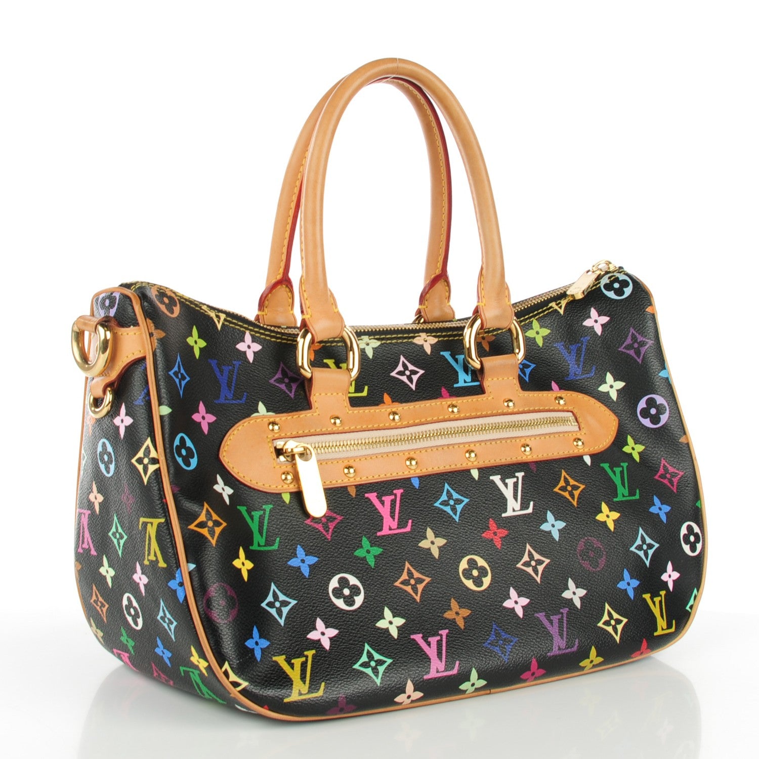 Louis Vuitton Monogram Multicolor Rita Black 4 of 10