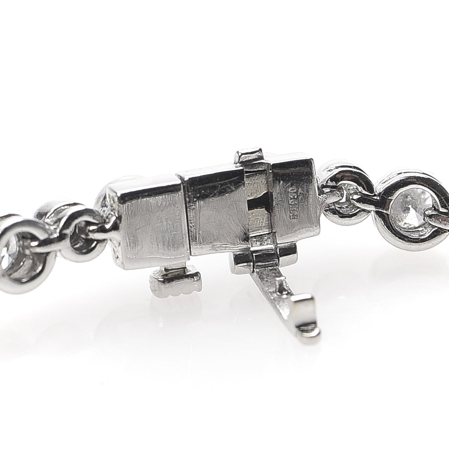 Platinum Diamond Jazz Graduated Bracelet