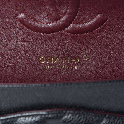 Chanel Caviar Quilted Medium Double Flap Black 6 of 12