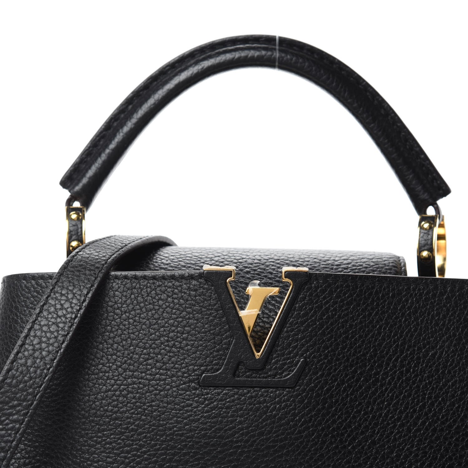 Louis Vuitton Taurillon Capucines BB Black 10 of 10