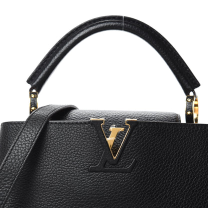 Louis Vuitton Taurillon Capucines BB Black 10 of 10
