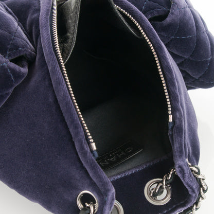 Chanel Velvet Mini Backpack Is Back Plum 5 of 7