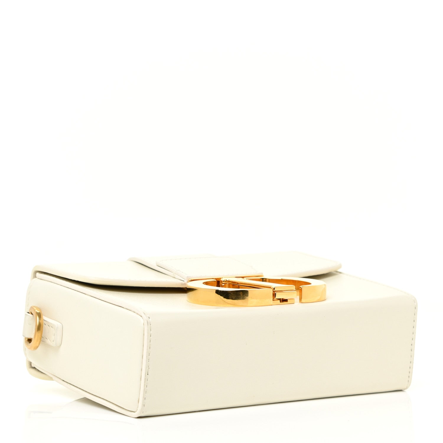 Christian Dior Smooth Calfskin 30 Montaigne Box Bag White 4 of 12