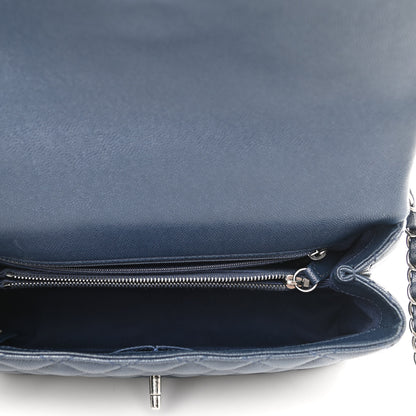 Chanel Caviar Quilted Small Coco Handle Flap Navy 5 of 10