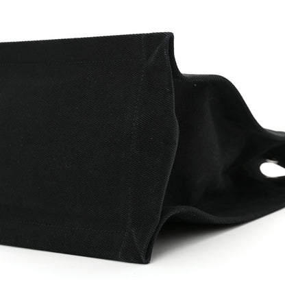 Saint Laurent Linen Calfskin Rive Gauche Tote Black 10 of 14