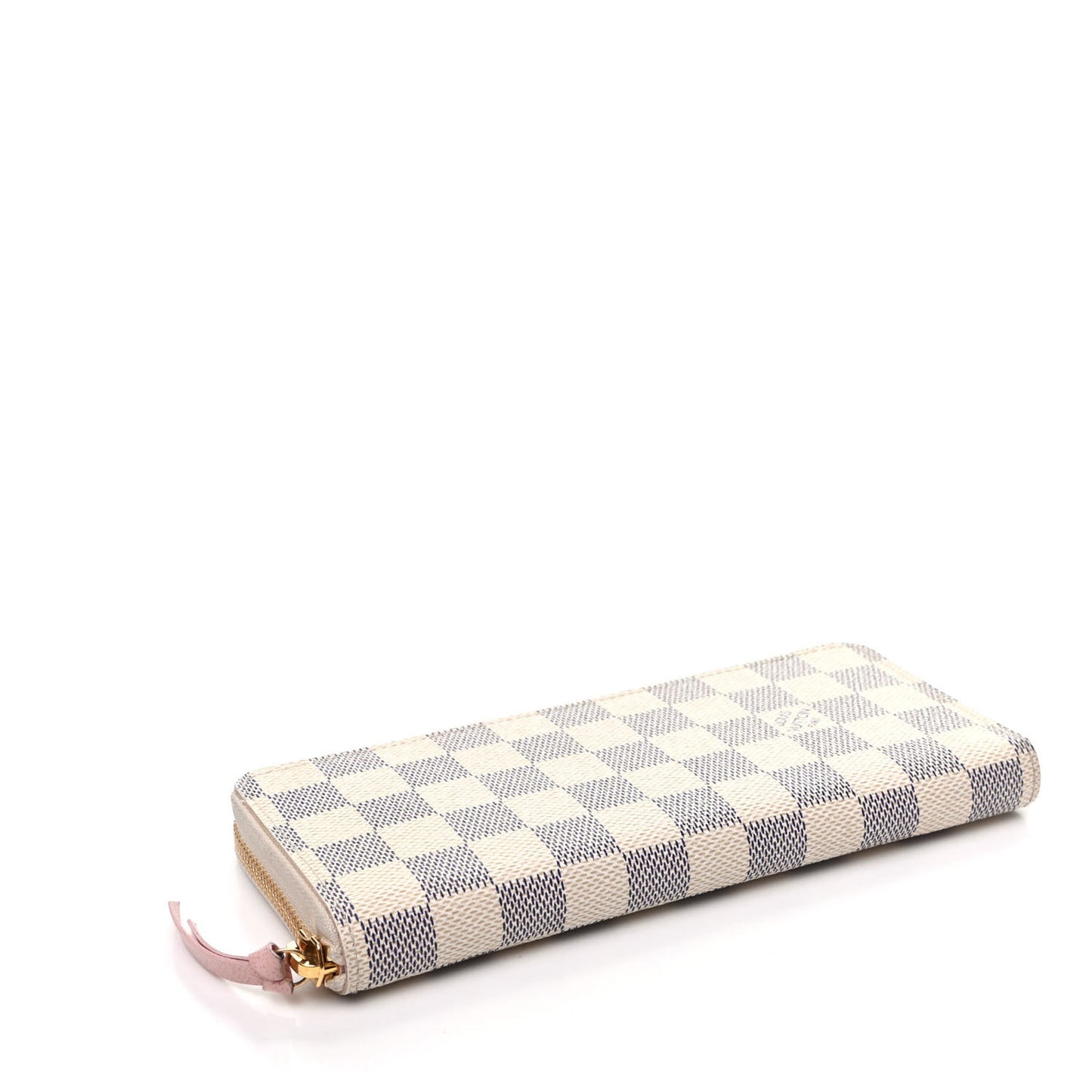 Damier Azur Clemence Wallet Rose Ballerine