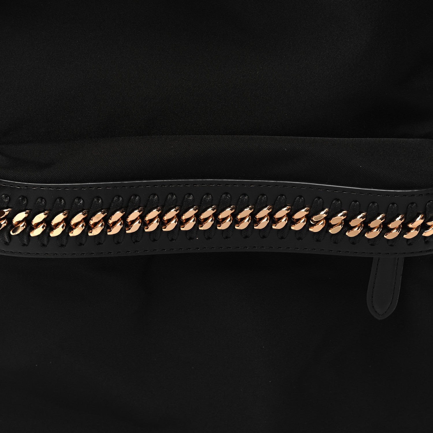 Stella McCartney Nylon Eco Alter Nappa Mini Falabella GO Backpack Black 7 of 9