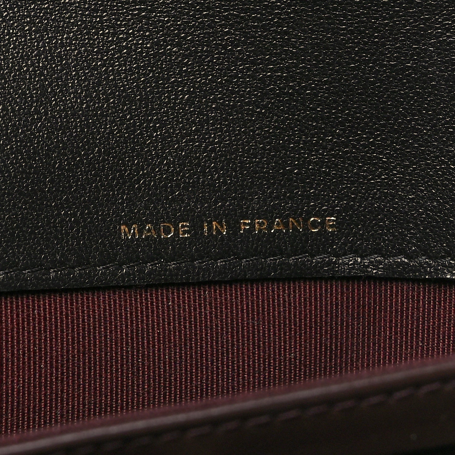 Lambskin Quilted Large Gusset Flap Wallet Black