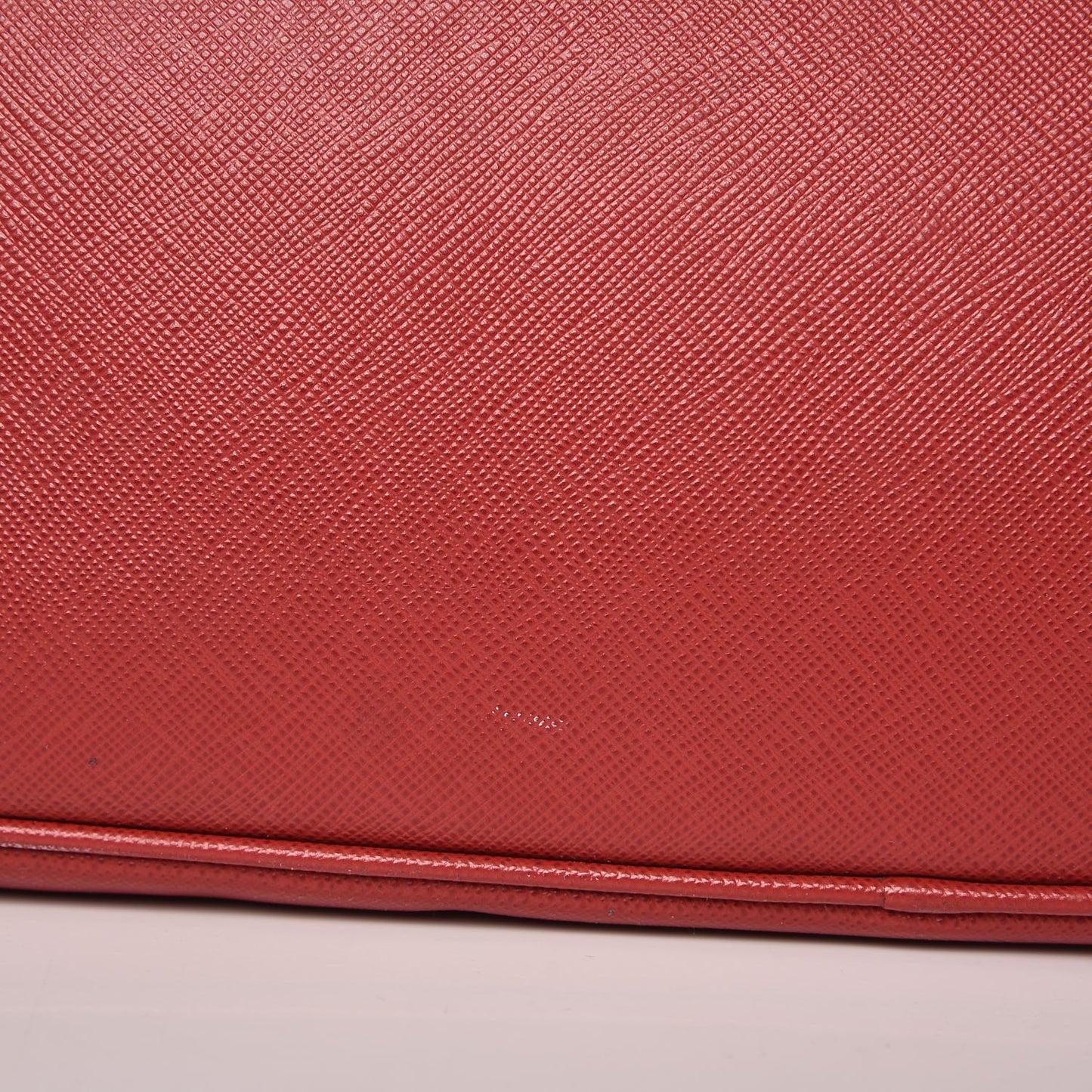 Saffiano Large Galleria Double Zip Tote Fuoco