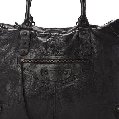 Balenciaga Agneau Classic Hardware Weekender Black 12 of 12