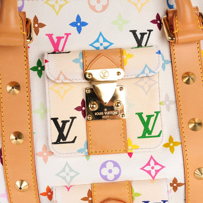 Louis Vuitton Monogram Multicolor Keepall 45 White 7 of 8
